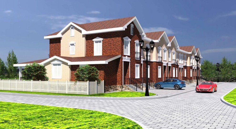 Таунхаус 190 кв.м, Пристройка веранды 70 кв.м