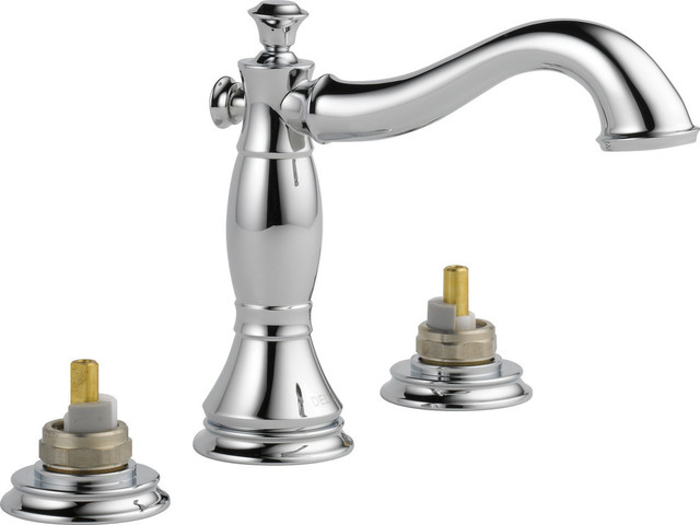 Delta Cassidy Two Handle Widespread Bathroom Faucet Less Handles