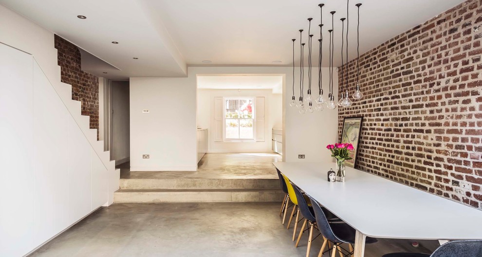 Inspiration for an urban dining room in London.