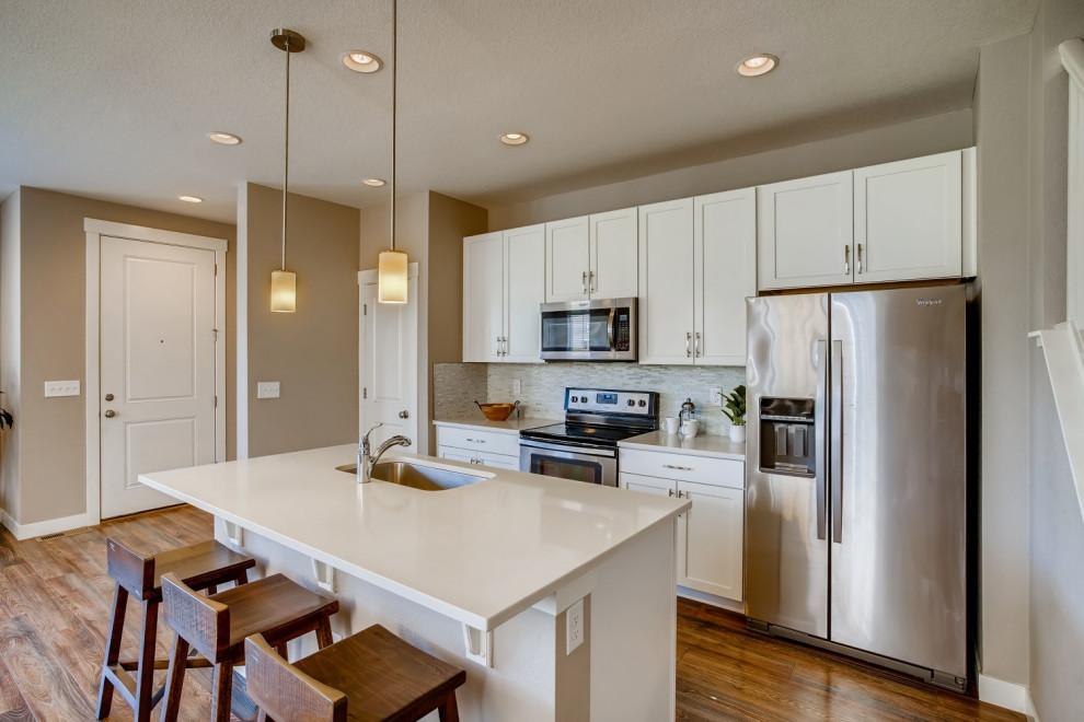 Kitchen - transitional kitchen idea in Denver
