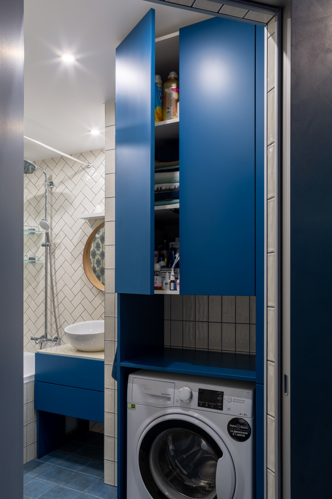 Простор и функциональность: дизайн ванной комнаты