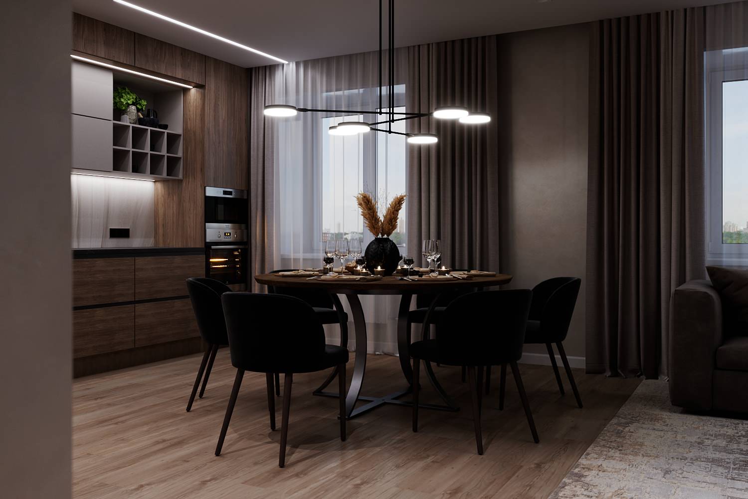 Contemporary для молодой семьи