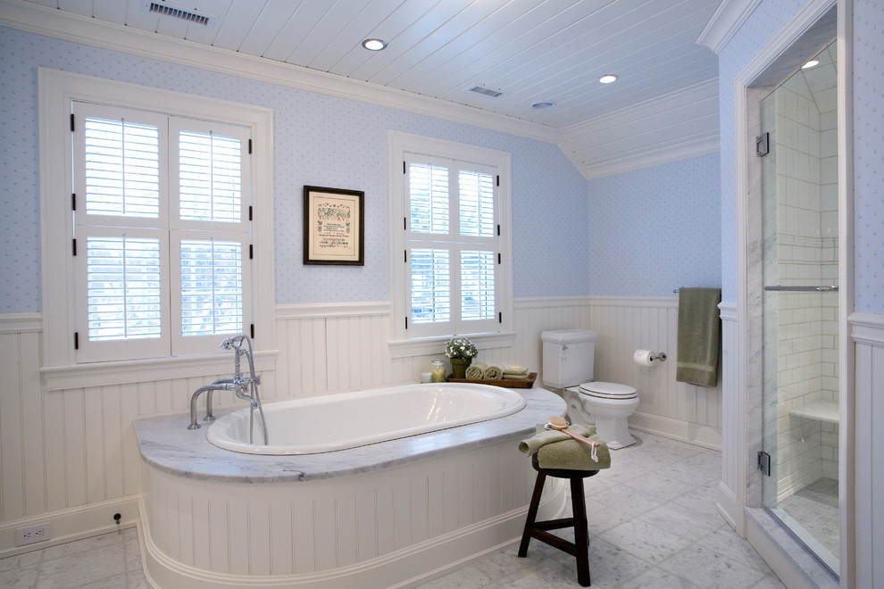 Colonial Comfort Traditional Bathroom Boston by Jan Gleysteen