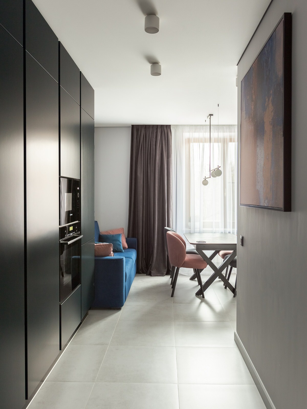 Синий, синий иней... на Ленинском (фото)