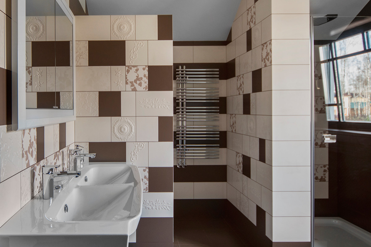 Дом из бруса в поселке Гавриково. Санузлы.