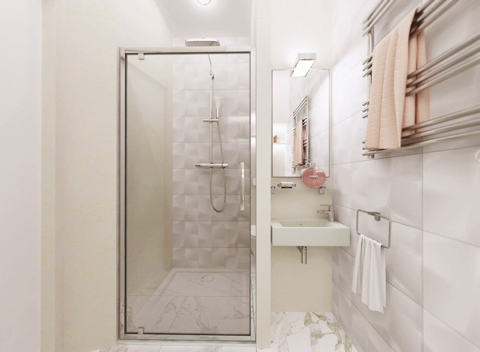 Интерьер квартиры в современном стиле с нотами ар-деко. ЖК Мегаполис. Минск