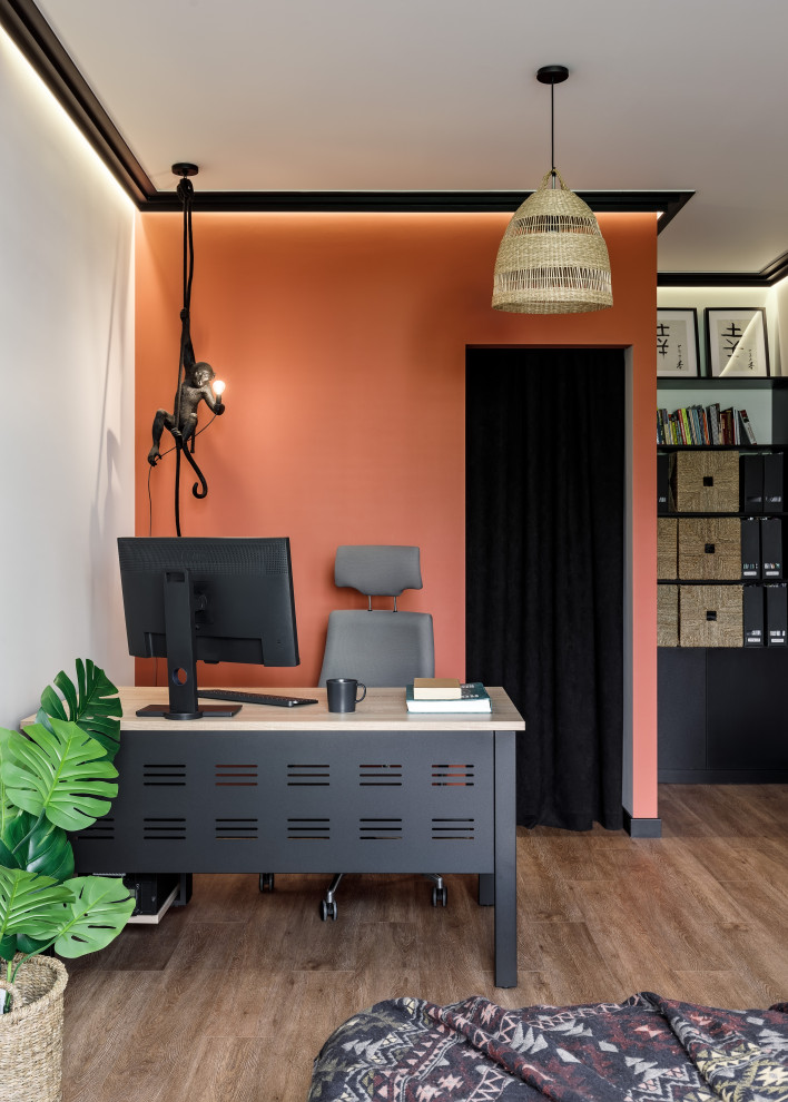 Квартира с голубой кухней и детской с шалашом