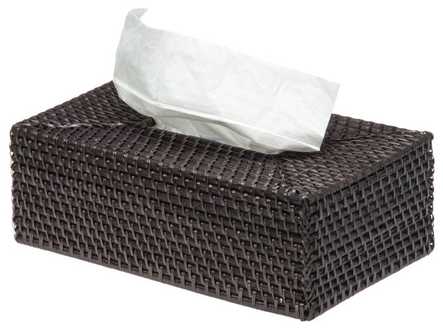 wicker tissue box cover
