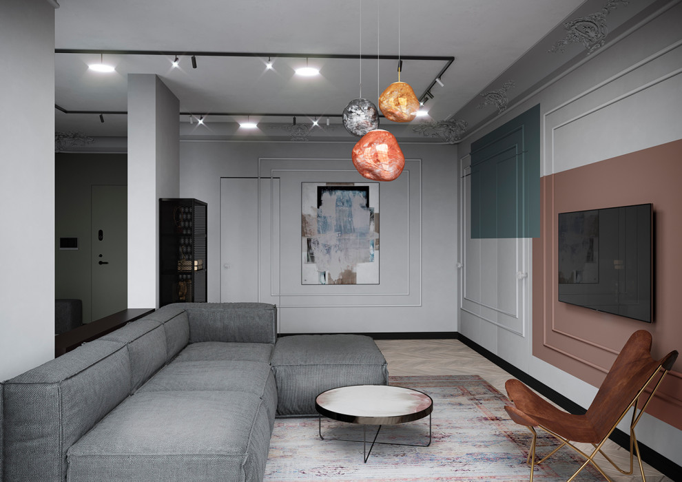 Проект 3-х комнатной квартиры для молодой творческой семьи