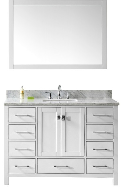 Fresca Platinum Wave 24 Glossy Black Bathroom Mirror W Led Lighting Fog F Transitional Bathroom Vanities And Sink Consoles By Tuscanbasins