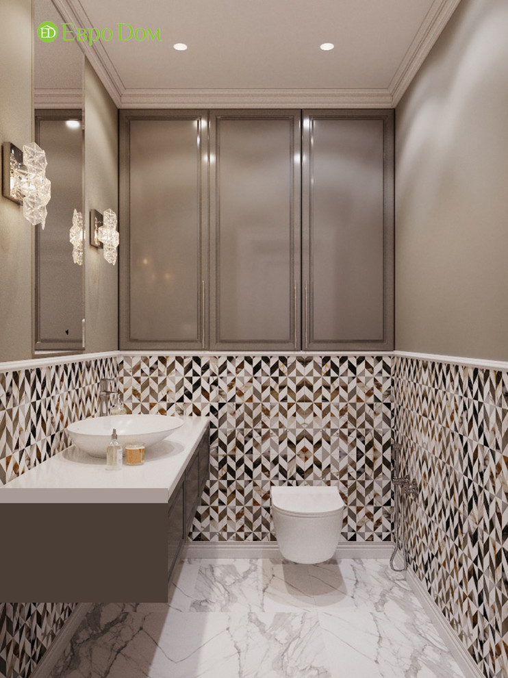 Дизайн четырехкомнатной квартиры 110 кв. м в стиле неоклассика. Фото проекта