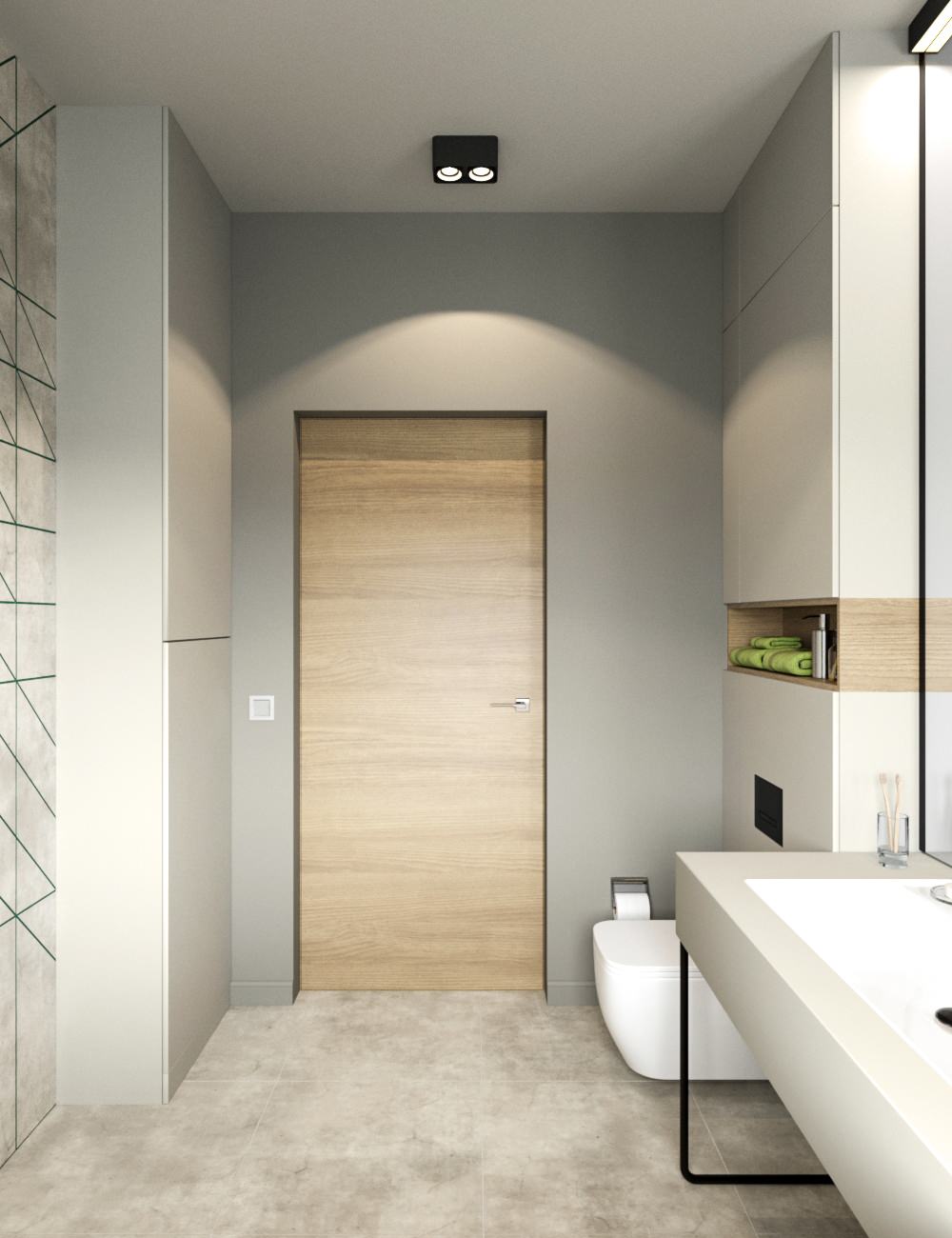 Дача Лаки Парк, ванная