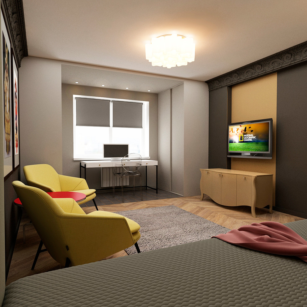 Проект однокомнатной квартирки "Костюм самурая"