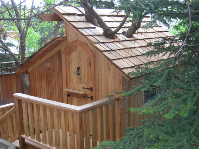 Tree House landhausstil-gartenhaus