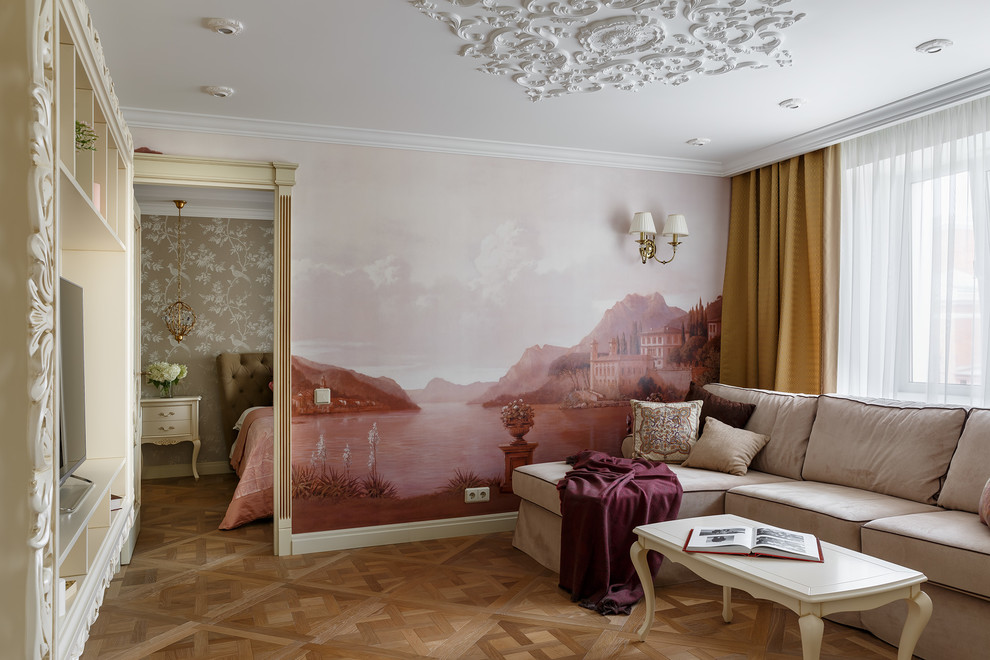 Квартира в Петродворце в классическом стиле - 124 м²