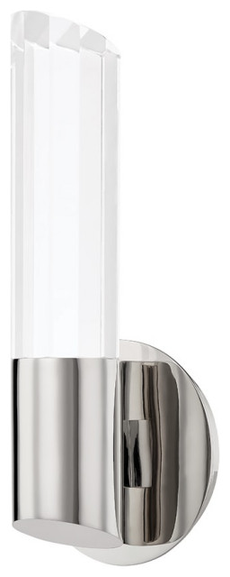 Hudson Valley Lighting 6051 Rowe 13" Tall LED Bathroom Sconce - Polished Nickel