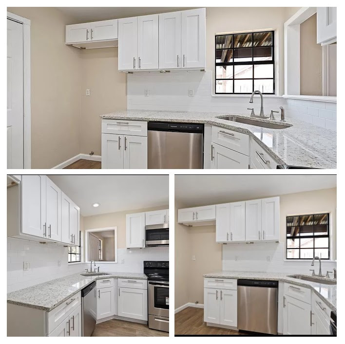 THIS IS THE AFTER THE REMODEL, LIGHTING, KITCHEN FIXTURES, FLOORING,CABINETS AND PAINT ARE ALL VERY MODERN. ALL DETAILS WERE DONE TO TO CUSTOMER'S LIKING AND SATISFACTION.