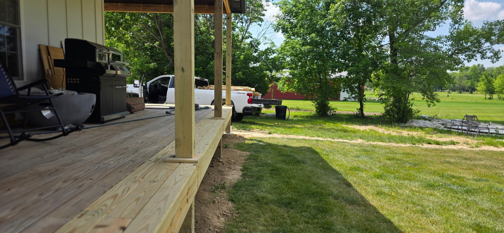 Porch Fix and Deck Build