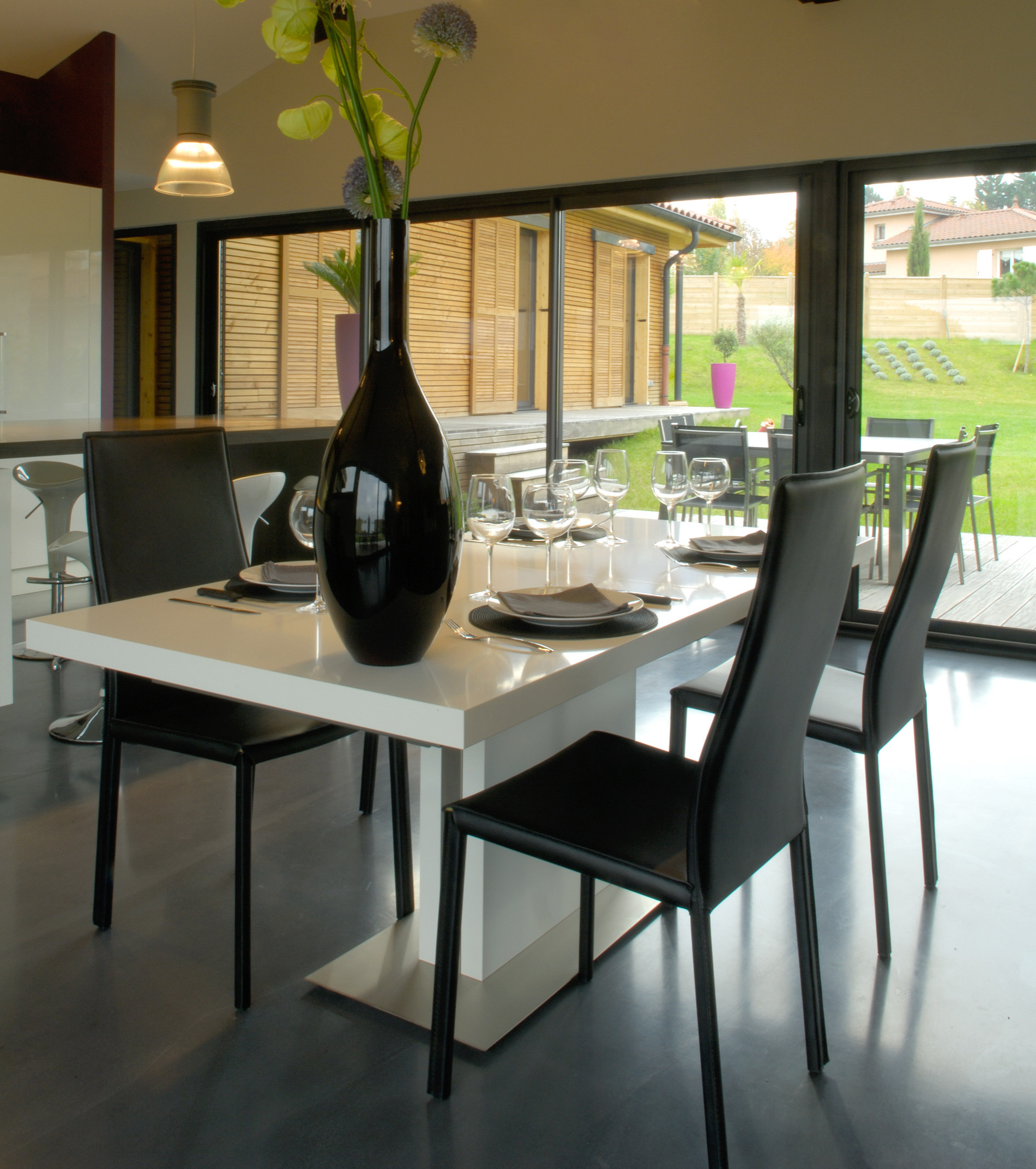 Villa plain Pied en ossatures Bois