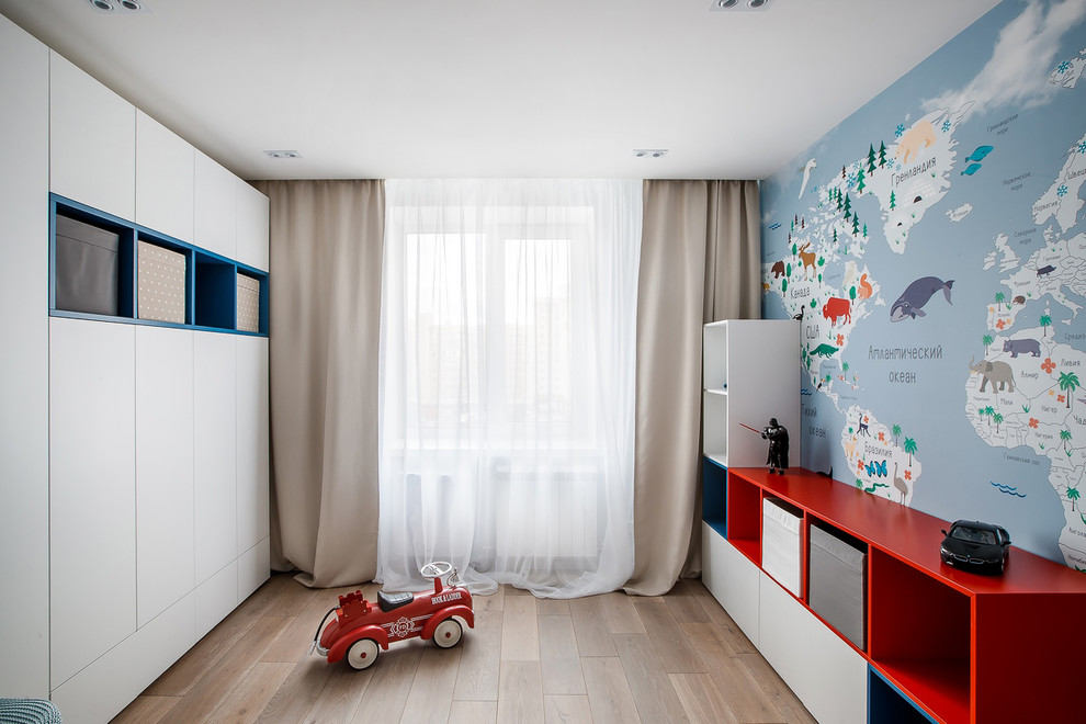 Квартира современной семьи с двумя детьми