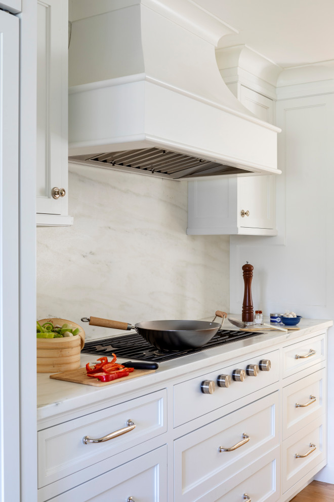 Transitional kitchen photo in Boston