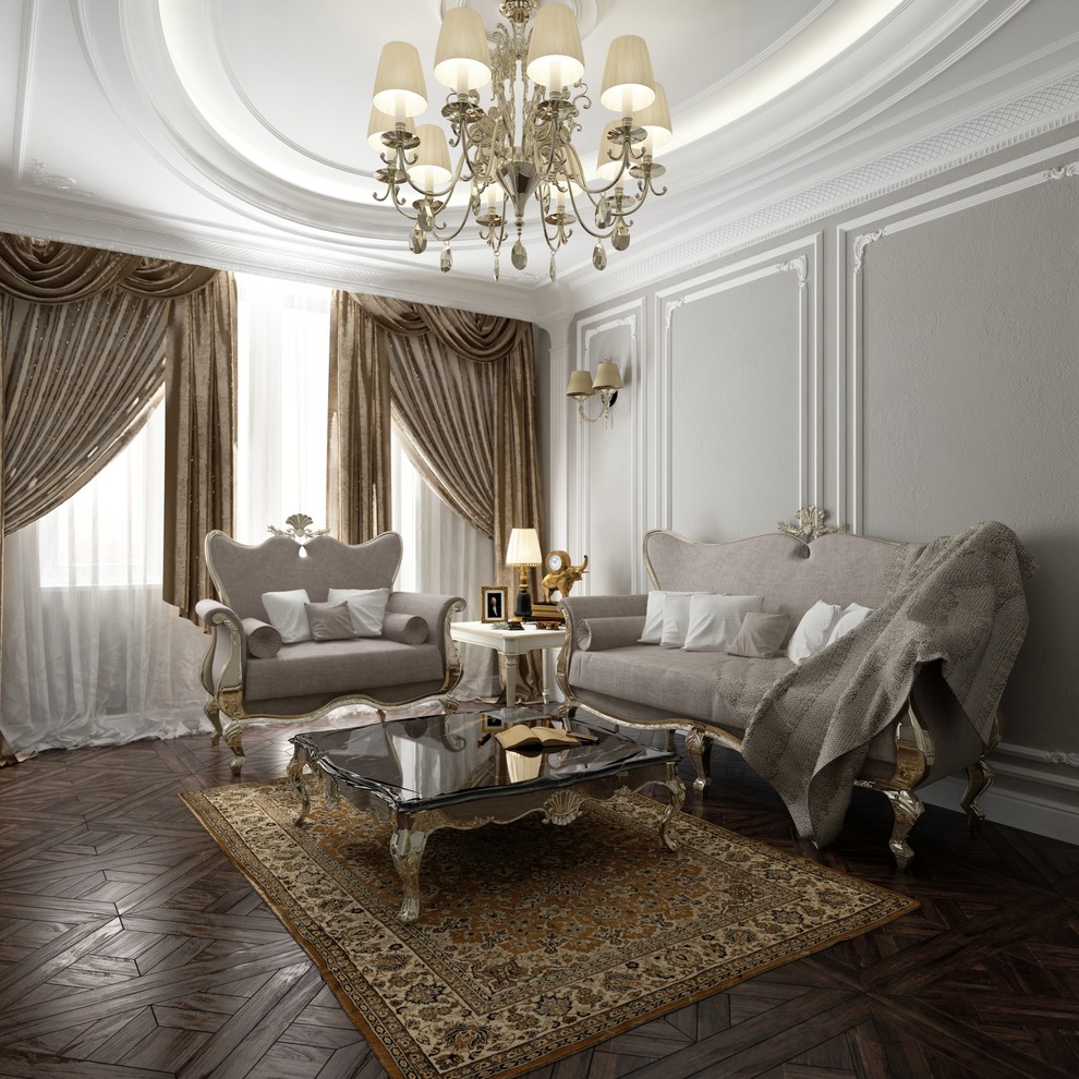 Визуализация лепнины в интерьере