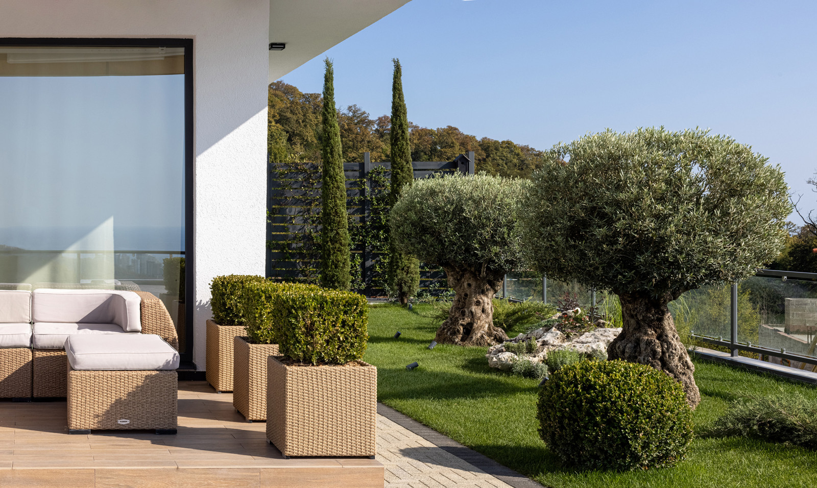 Проект озеленения частного дома, Сочи