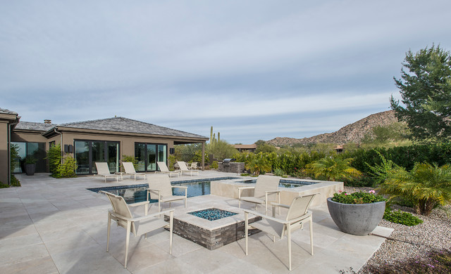 Contemporay Desert Highlands contemporary-swimming-pool