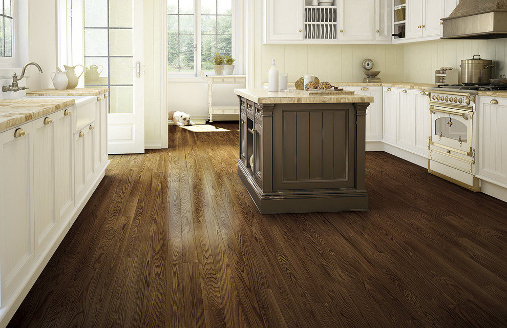 Lauzon Wood Floors Kitchen Miami by Catalfamo Flooring