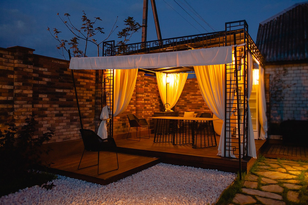 Подсветка беседки