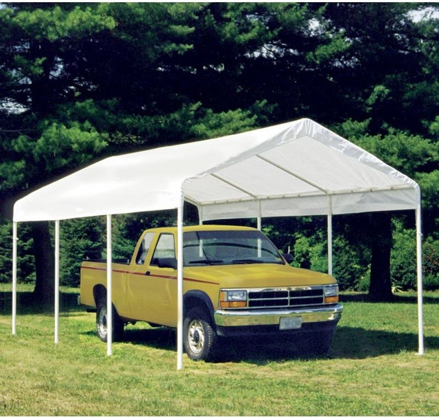 10 X20 Canopy 1 3 8 8 Leg Frame White Cover Enclosure Kit