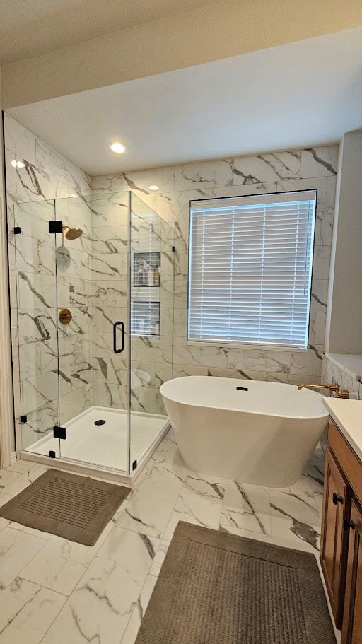 Irving TX - Full Master Bathroom Remodeling
