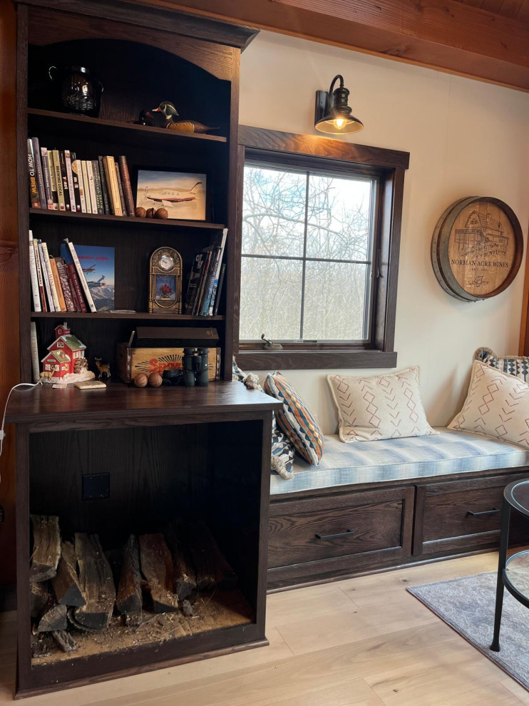 Living room - rustic living room idea