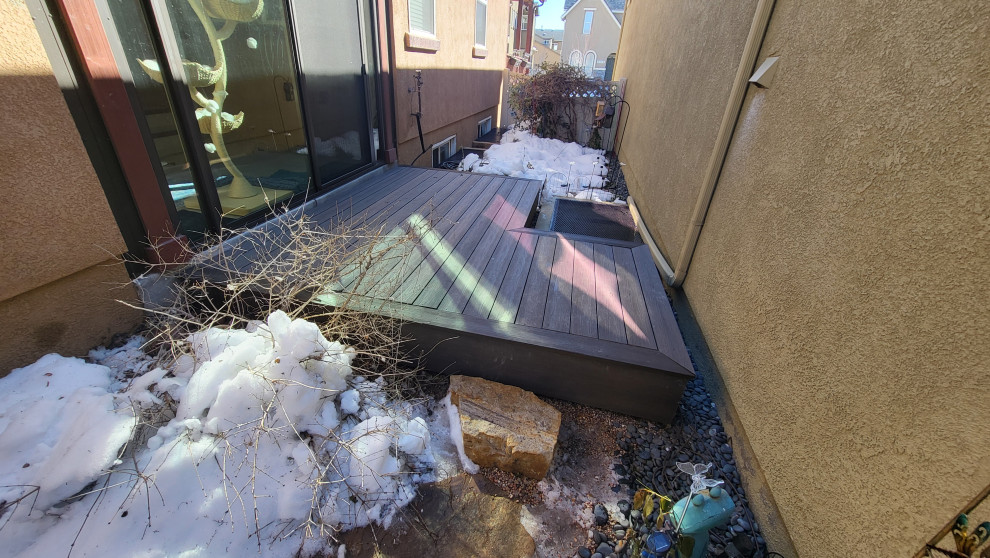 Floating Side-Yard Deck Installation