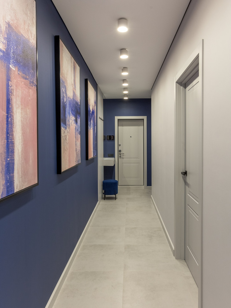 Синий, синий иней... на Ленинском (фото)