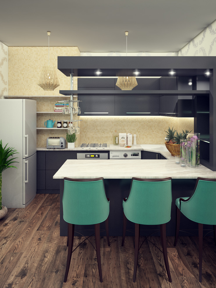 Эффектный дизайн для не большого пространства.