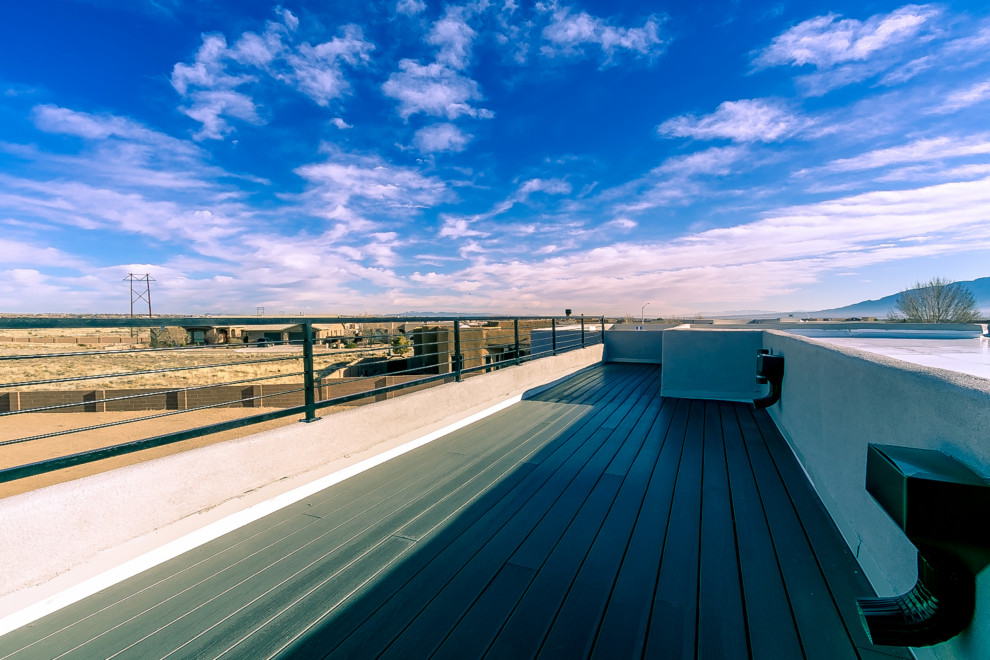 Inspiration for a contemporary home design remodel in Albuquerque