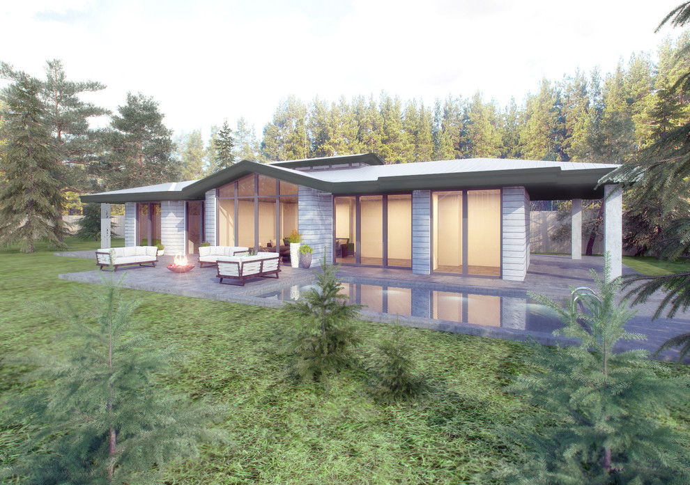 Проект каркасного дома 200 м2