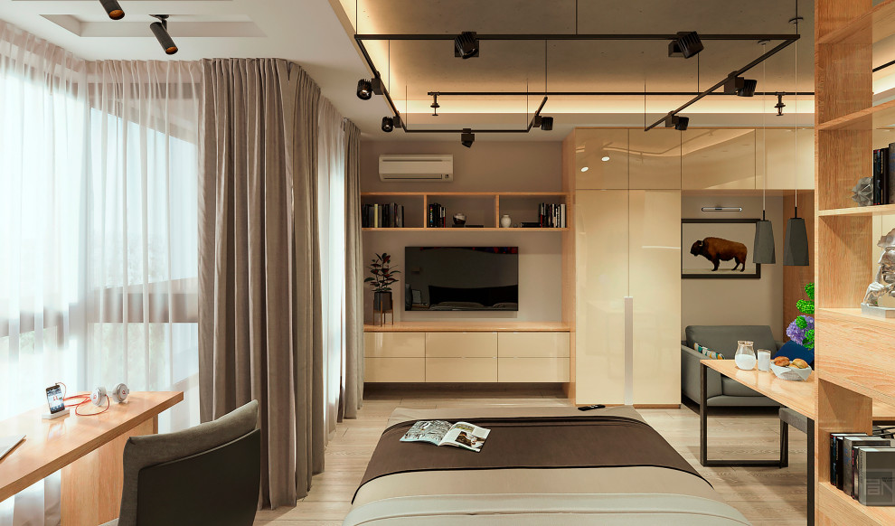 Дизайн-проект квартиры-студии в ЖК Лайнер