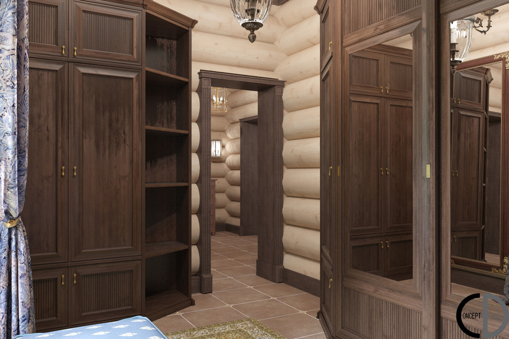 Готика в доме из бруса