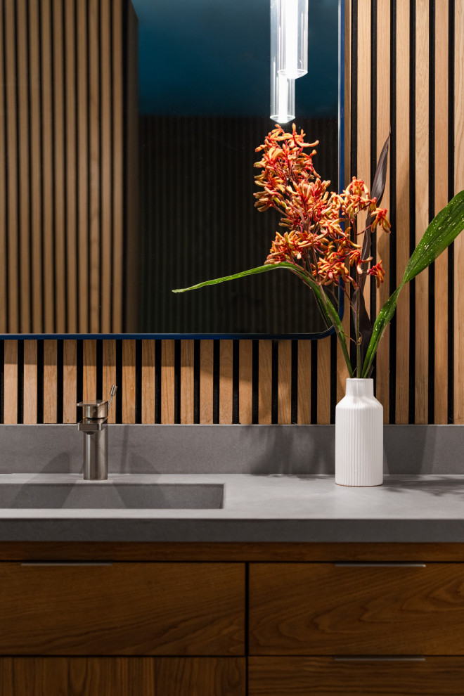 Aitken Drive - Oakland - Contemporary - Powder Room - San Francisco ...