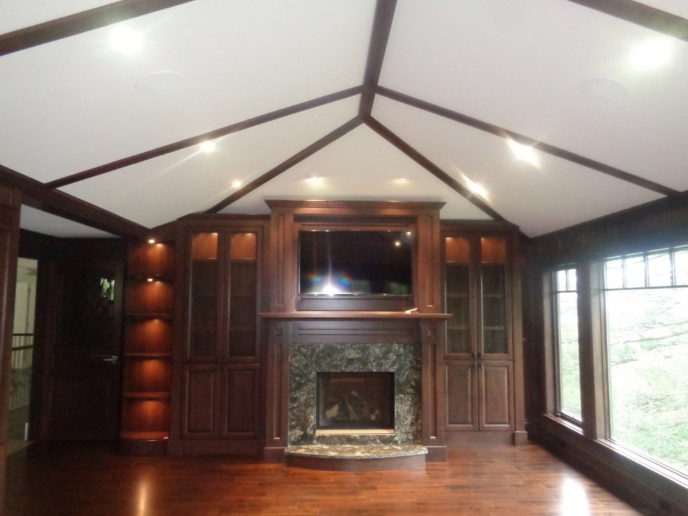 Home design - transitional home design idea in Calgary