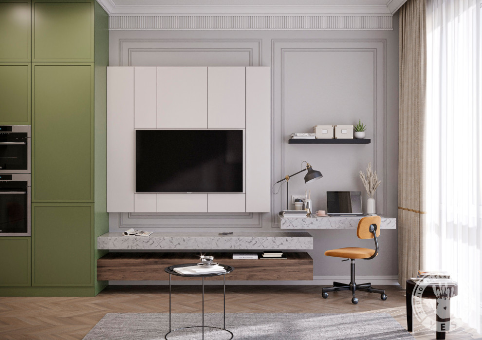 Новый дизайн проект в стиле современная классика Г. Краснодар ЖК "Новый город" К