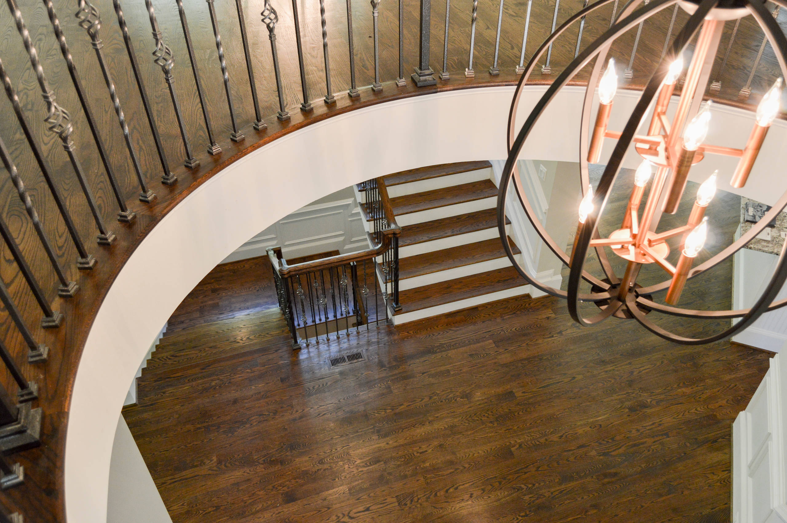 38_European Style Circular Balcony and Multi-level Staircase, Middleburg, VA 201