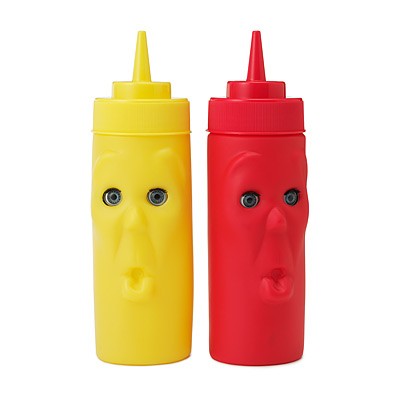 Blink Ketchup & Mustard Bottles