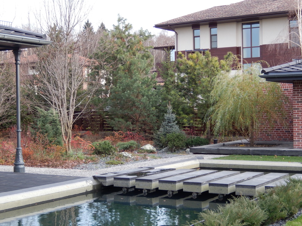 Современный сад в КП "Променад"