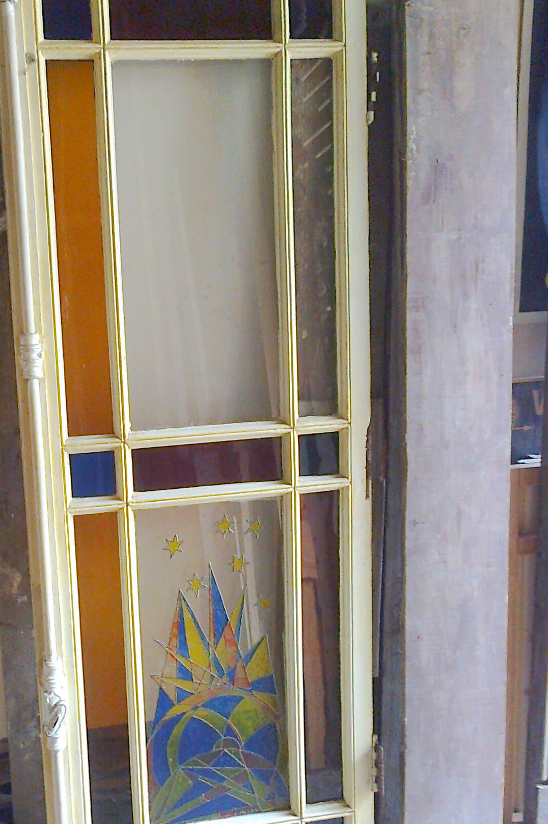 Ancienne fenêtre en chêne