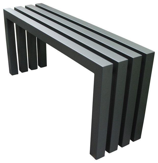 Linear Bench Gunmetal Grey, 58" Length
