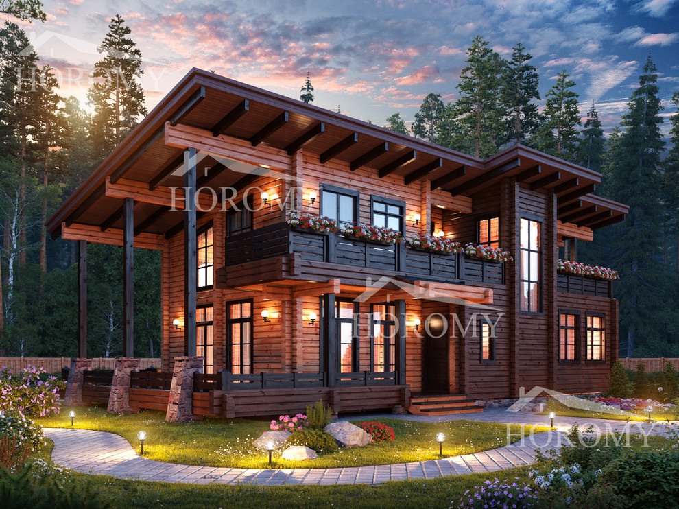 Проекты домов из клееного бруса