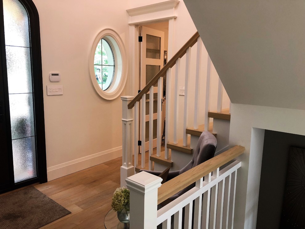 Inspiration for a transitional entryway remodel in Toronto